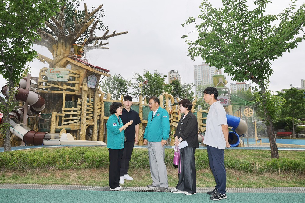 장금용 창원특례시장 권한대행, “물놀이장 개장 준비를 위한 현장 점검”