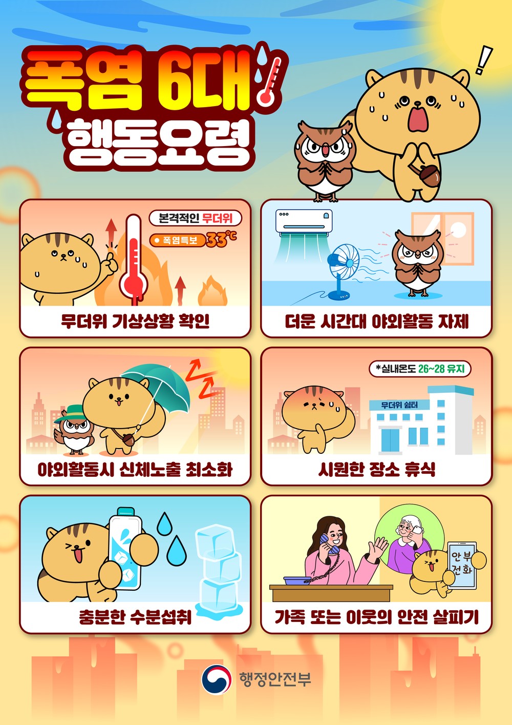 여주시보건소, 폭염 상황관리 체계 운영 건강 취약계층 집중관리