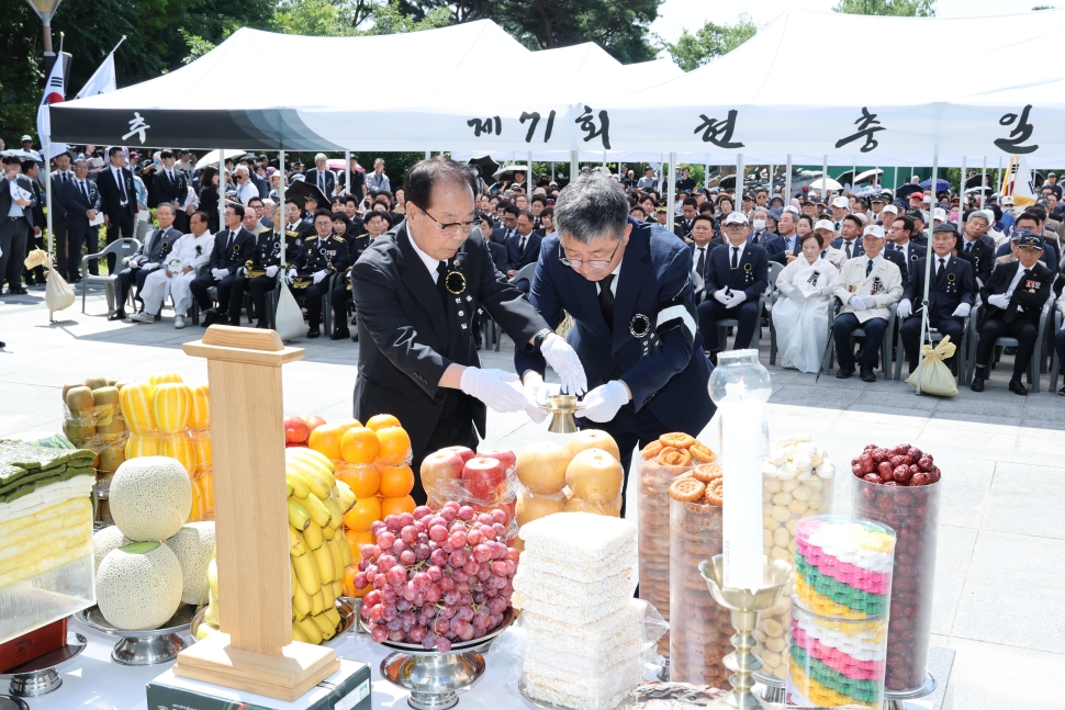 포항시, 제71회 현충일 추념식 거행 … 호국영령 숭고한 희생 기려