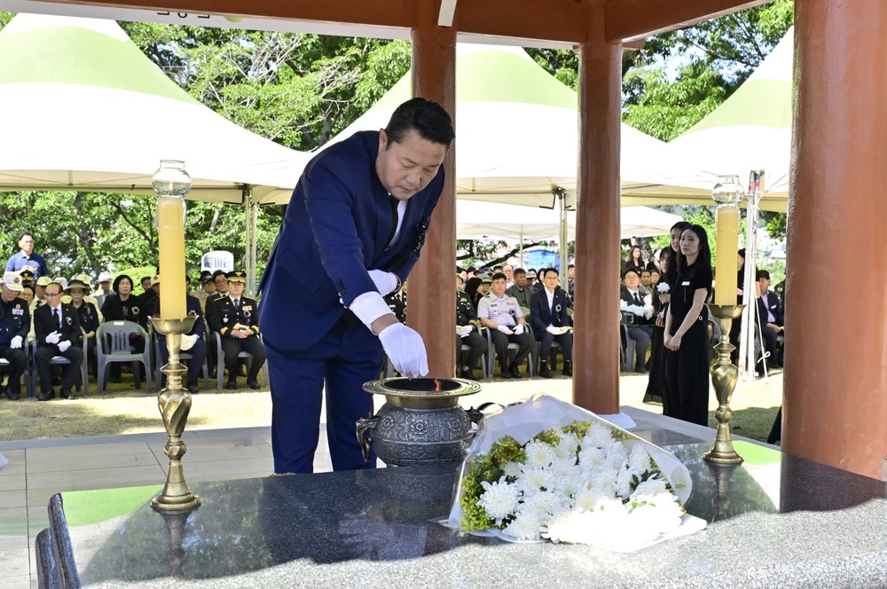 순창군, 제71회 현충일 추념식 거행… 순국선열 희생정신 기려