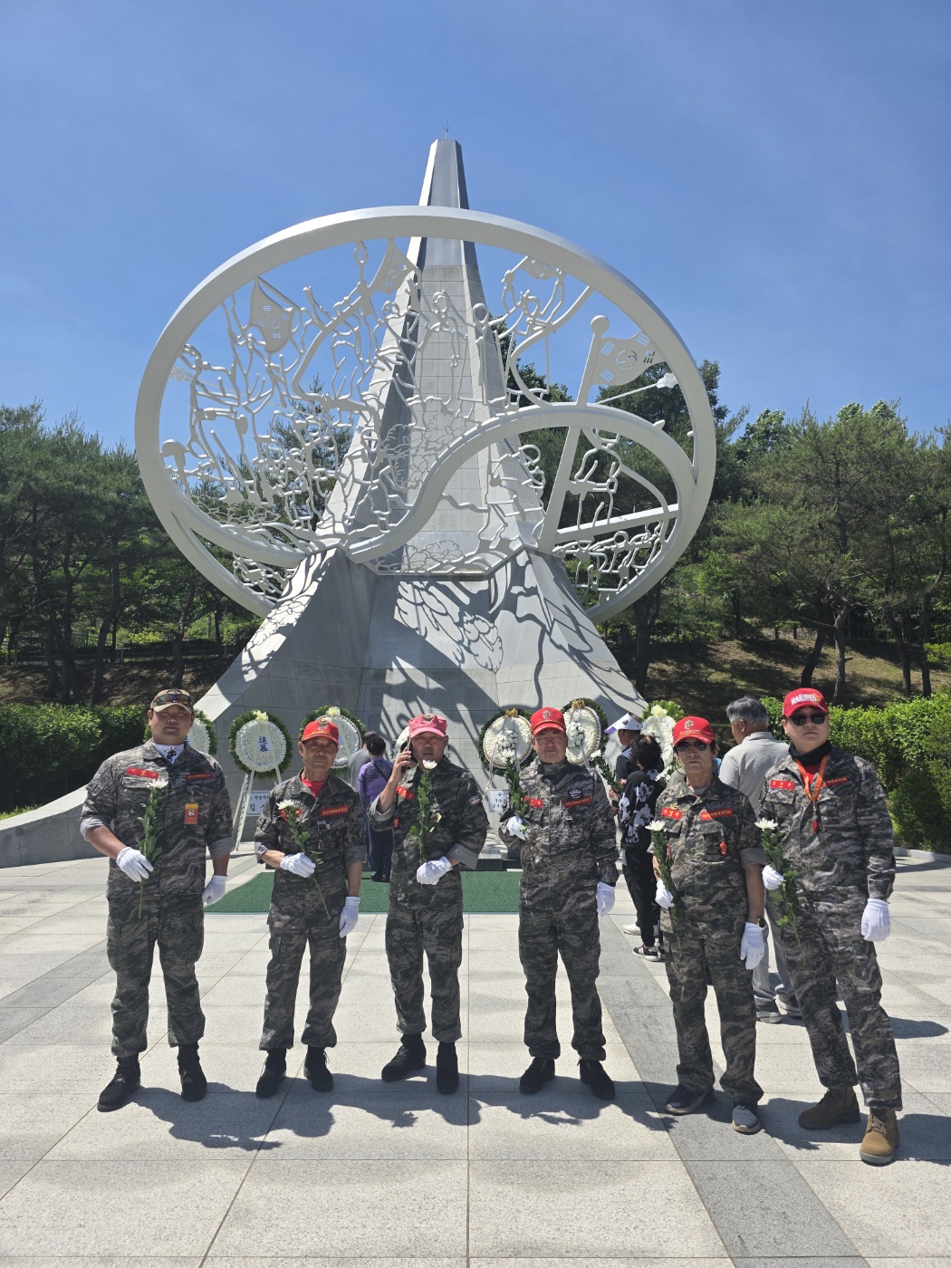 괴산군 해병대 전우회, 제71회 현충일 추념식 운영 지원