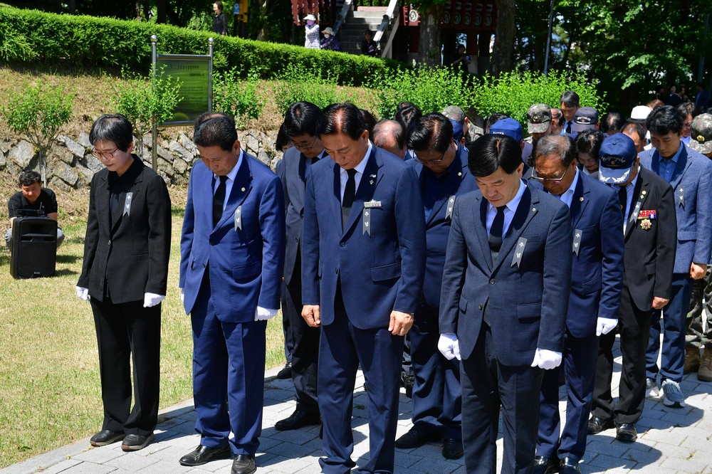 장성군, 제71회 현충일 추념식 개최…호국 영웅 희생 기려